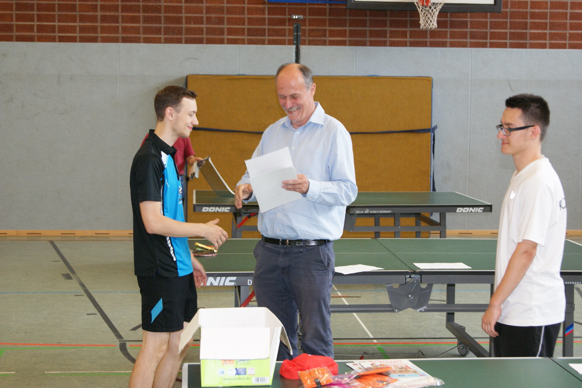 Siegerehrung LK1 Tobias