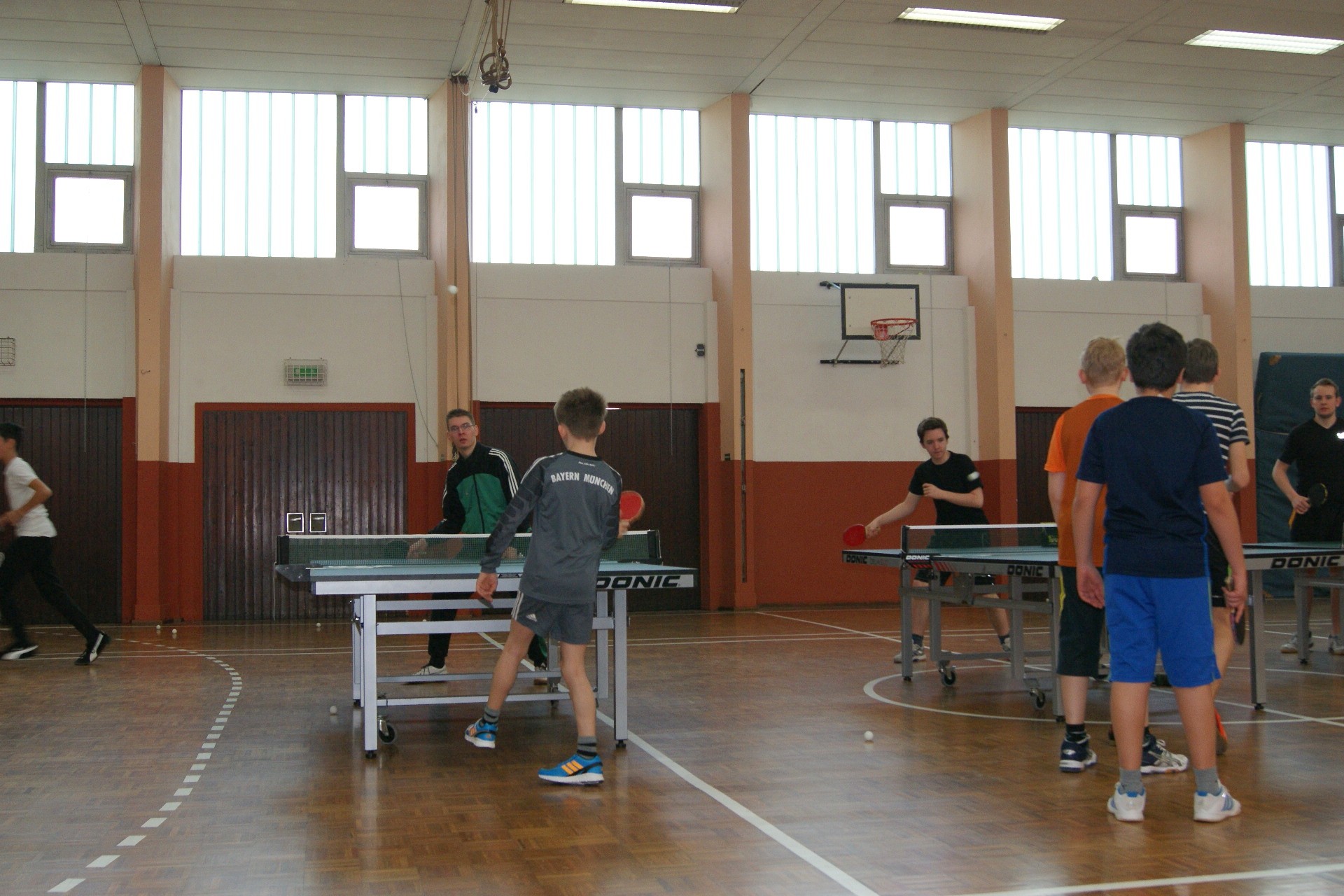 Mitten im Training