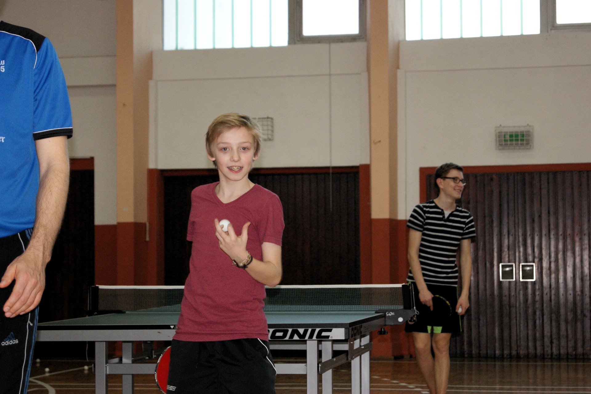 Mitten im Training